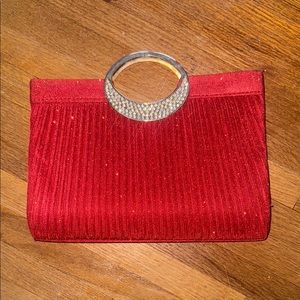 Elegant Red Clutch Bag